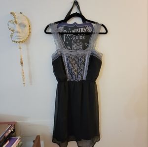 Convertible Lace Mini Dress Sz L (Vintage?)